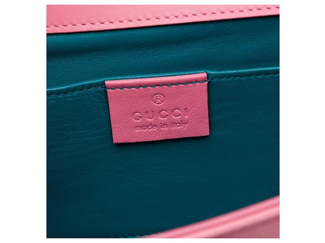 Clutch Dionysus de satén rosa Gucci - vista 5