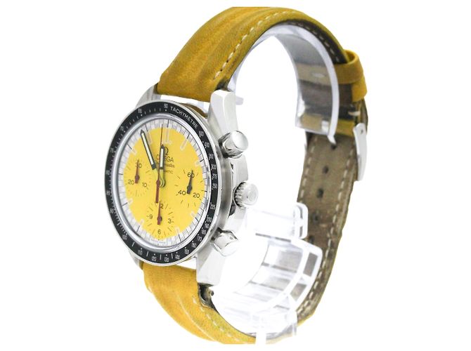Orologio OMEGA Speedmaster Michael Schumacher Quadrante Giallo 3510.12 - vista 2