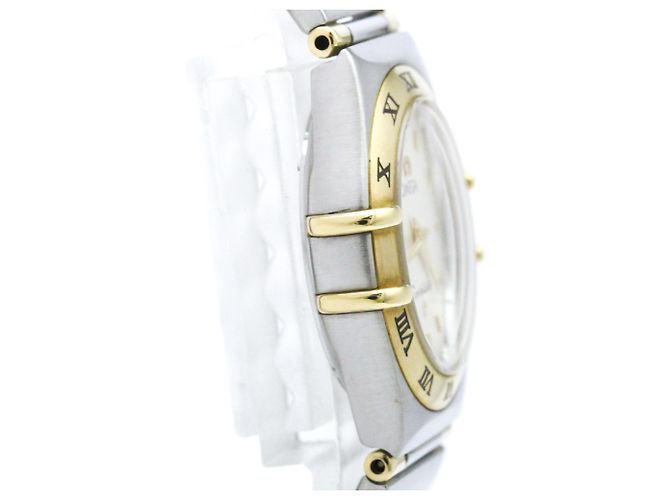 Orologio Omega Constellation da donna in acciaio e oro 18K - vista 8
