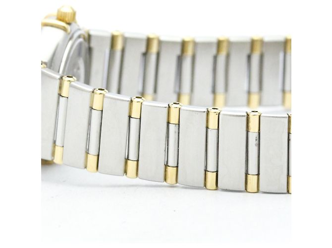 OMEGA Constellation 18K Gold Steel Quartz Damenuhr - Ansicht 3