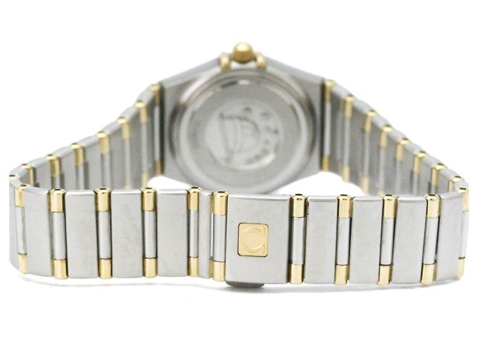OMEGA Constellation 18K Gold Steel Quartz Damenuhr - Ansicht 5