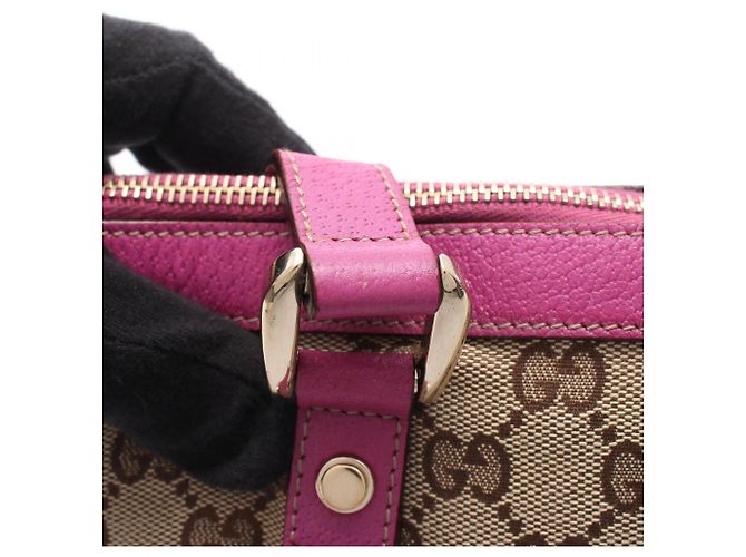 Borsa Tote Gucci Abbey GG Canvas - vista 11