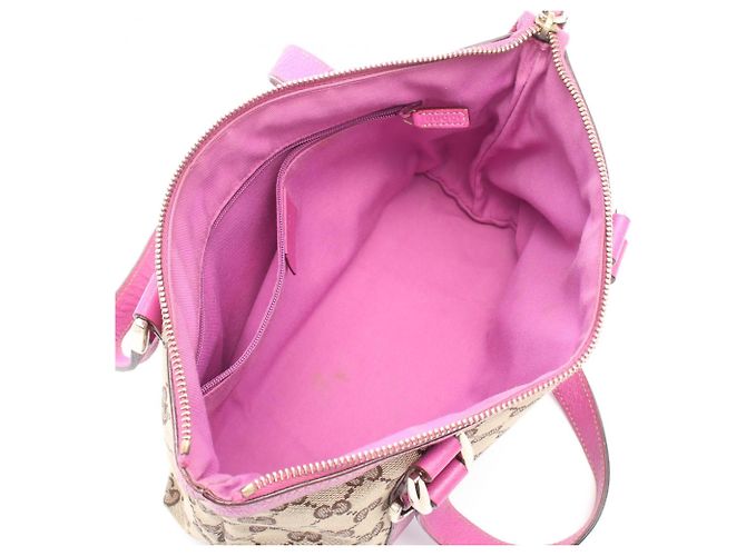 Borsa Tote Gucci Abbey GG Canvas - vista 3