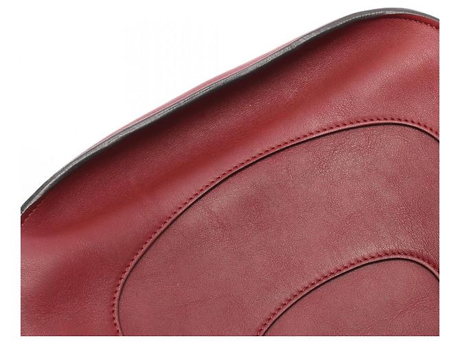 Chloé Hayley Schultertasche aus rotem Leder - Ansicht 13