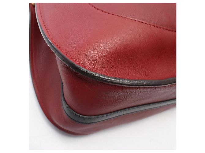Chloé Hayley Schultertasche aus rotem Leder - Ansicht 5