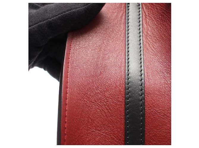 Chloé Hayley Schultertasche aus rotem Leder - Ansicht 7