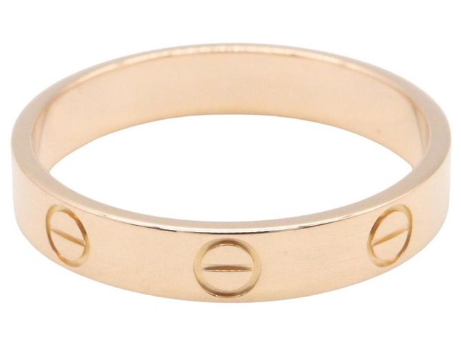 Anello Cartier Mini Love in oro rosa 18K - vista 2