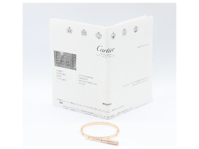 Bracciale con Charm Cartier in Oro Rosa 18K - vista 5