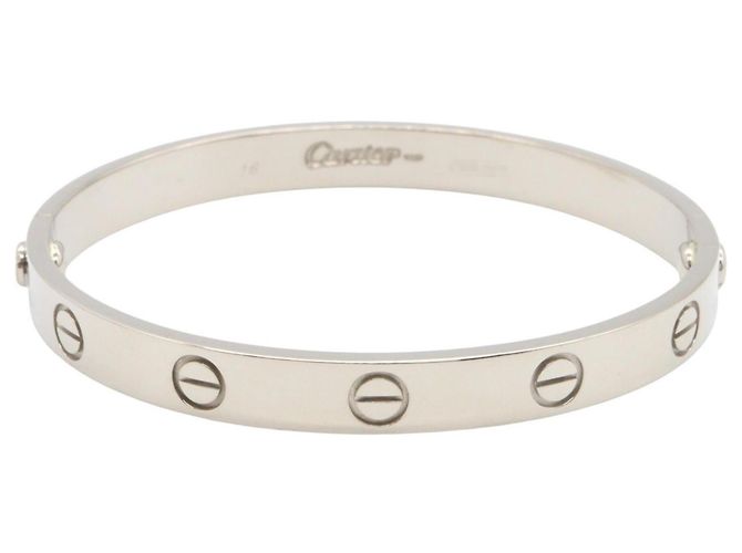 Bracciale Cartier Love in oro bianco 18K - vista 2