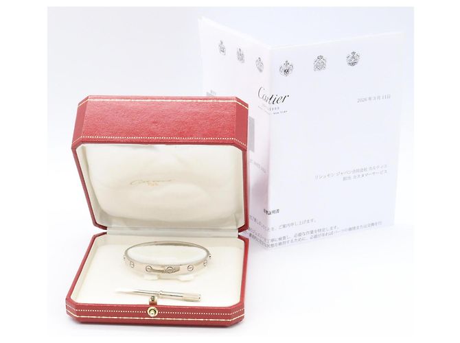 Bracciale Cartier Love in oro bianco 18K - vista 6
