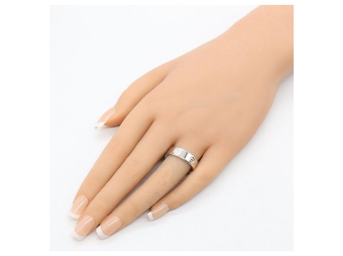 Anello Cartier Love in oro bianco 18K - vista 7