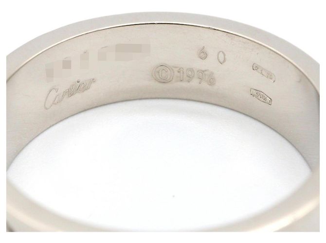 Anello Cartier Love in oro bianco 18K - vista 3