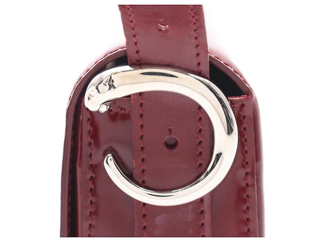 Borsa a tracolla Cartier Panthère in Bordeaux - vista 18
