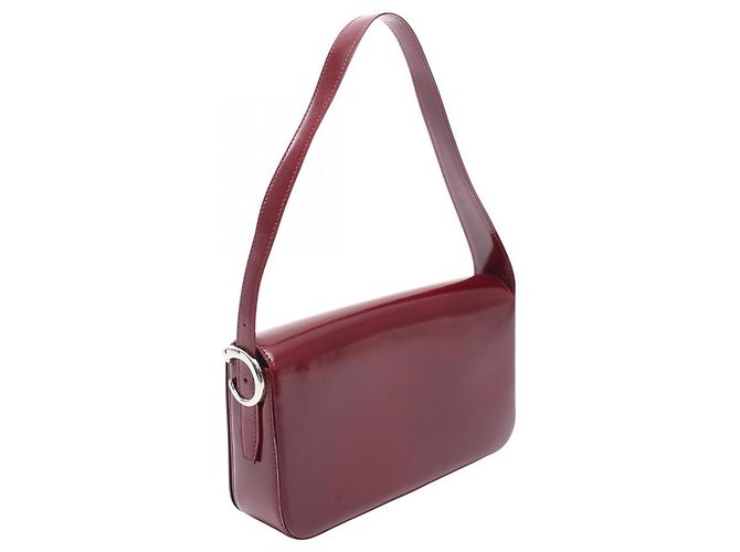 Borsa a tracolla Cartier Panthère in Bordeaux - vista 2
