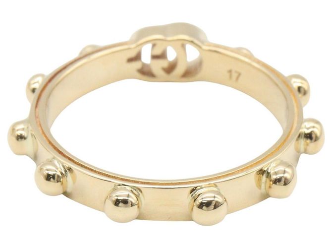 Anello Gucci GG Running Band in Oro Giallo 18K - vista 3