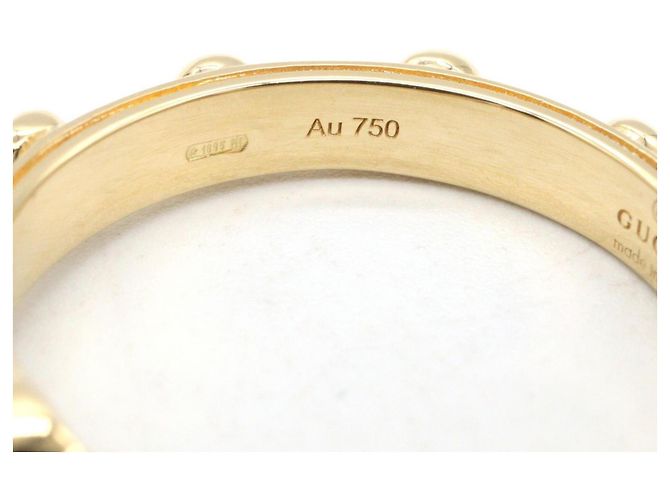 Anello Gucci GG Running Band in Oro Giallo 18K - vista 5