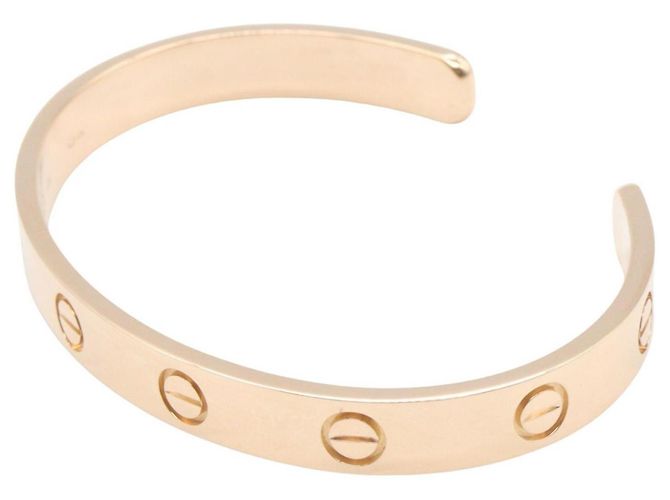 Bracciale Cartier Open Love in oro rosa 18K - vista 3