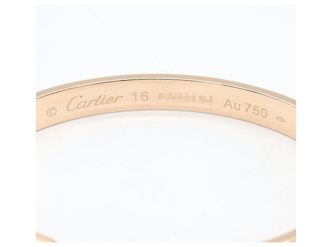 Bracciale Cartier Open Love in oro rosa 18K - vista 4