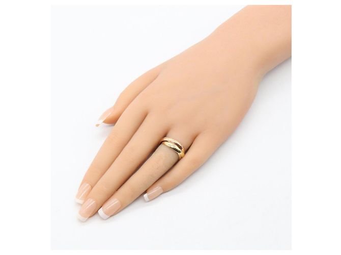Anello Cartier Trinity in oro rosa bianco e giallo 18K - vista 6