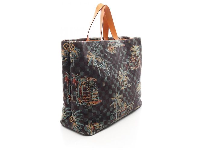Louis Vuitton Shopper Tote MM Damier Palm Tree - vista 2