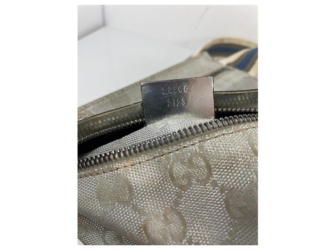 Borsa cintura Gucci GG Supreme argento - vista 11