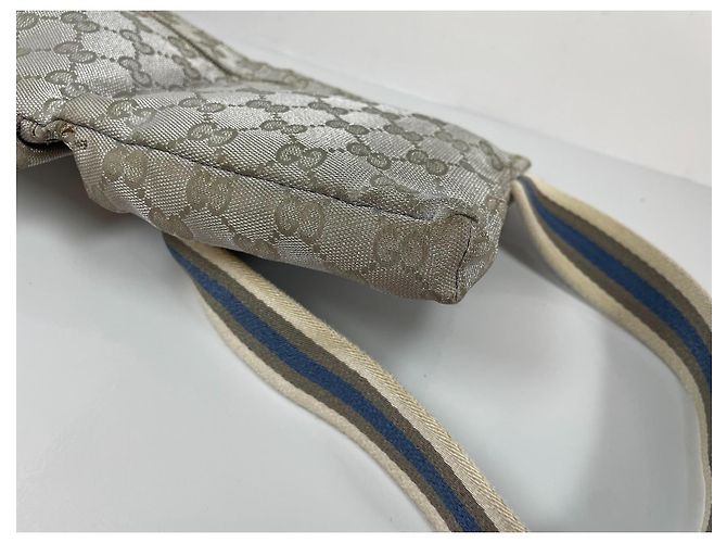 Borsa cintura Gucci GG Supreme argento - vista 5