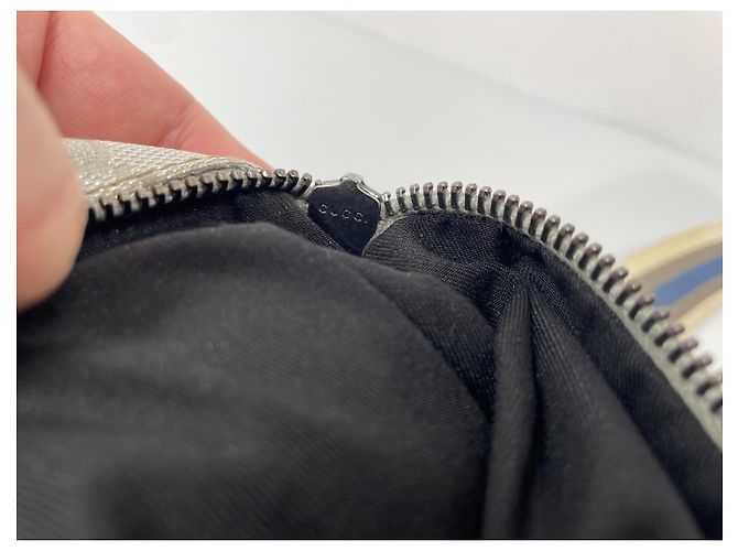 Borsa cintura Gucci GG Supreme argento - vista 8