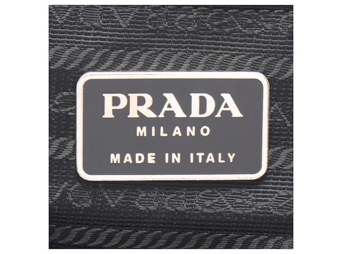 Bolso de hombro Prada TESSUTO en negro - vista 4