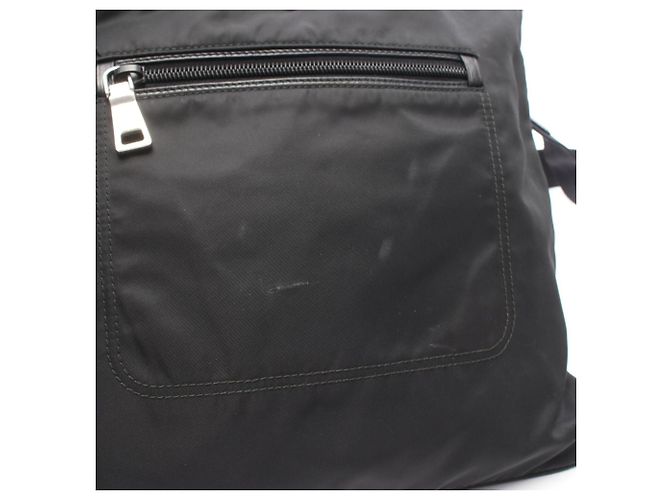 Bolso de hombro Prada TESSUTO en negro - vista 6