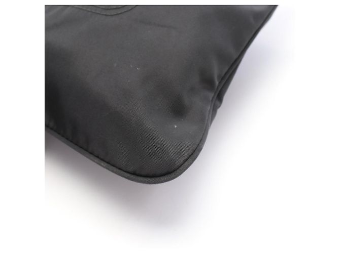 Bolso de hombro Prada TESSUTO en negro - vista 9