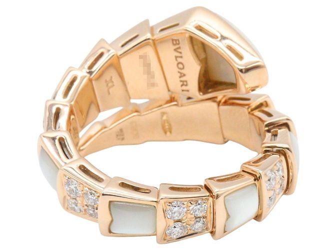 Bulgari Anello BVLGARI Serpenti XL Madreperla e Diamanti - vista 3