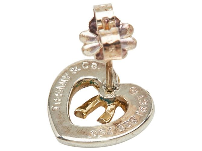 Autre Marque Tiffany & Co. Heart Ribbon Stecker-Ohrringe - Ansicht 5