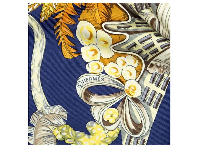 Hermès Pañuelo Hermes Carre 90 Chapeau! - vista 5