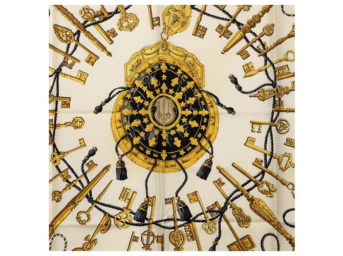 Hermès Hermes Carre 90 LES CLES Foulard Chiave - vista 2