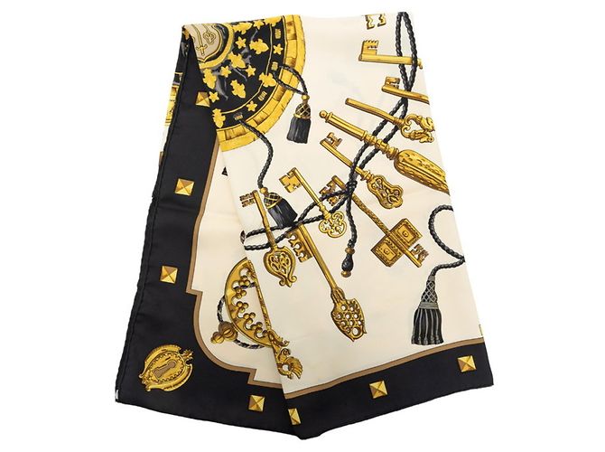 Hermès Hermes Carre 90 LES CLES Foulard Chiave - vista 6