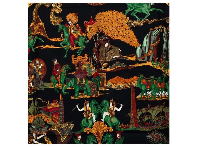 Hermès Hermes Carre 90 Au FIL de la SOIE Schal - Ansicht 2