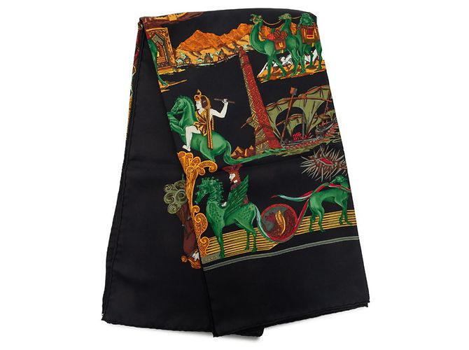 Hermès Hermes Carre 90 Au FIL de la SOIE Schal - Ansicht 7