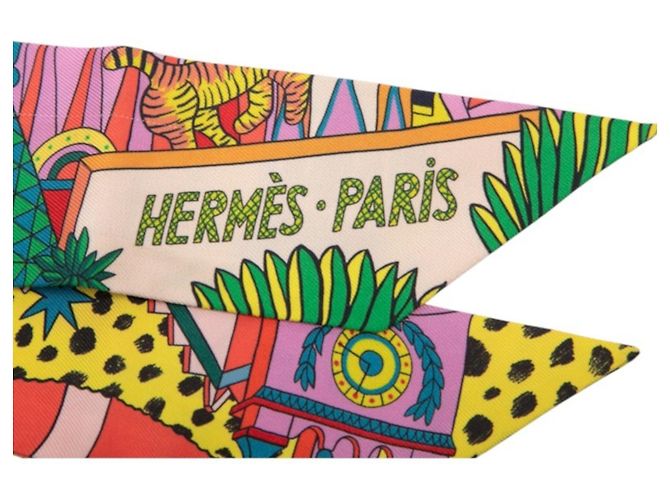 Hermès Écharpe Twilly Animapolis Hermes - vue 3