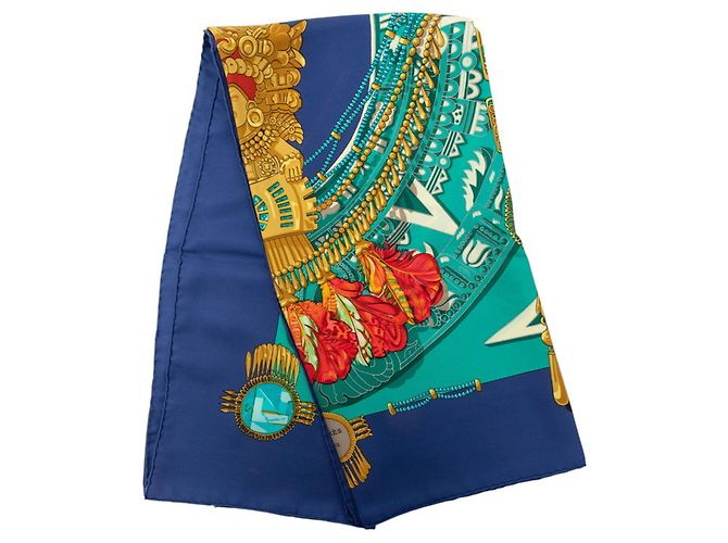 Hermès Foulard Hermes Carre 90 Mexique - vista 6