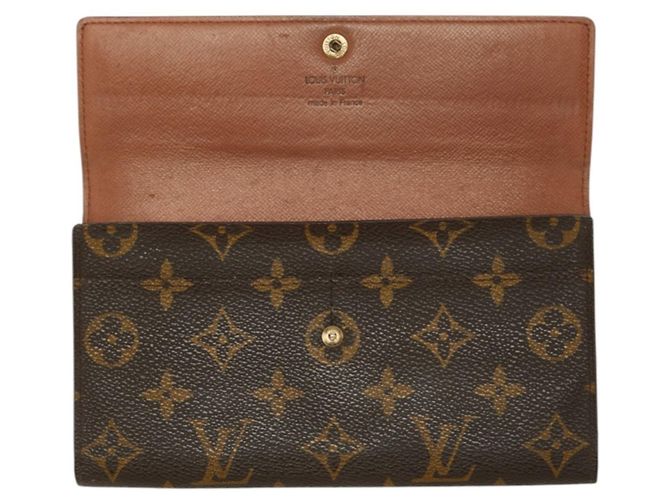 Louis Vuitton Monogram Pochette Porte Monnaie Credit Long Wallet - vista 6