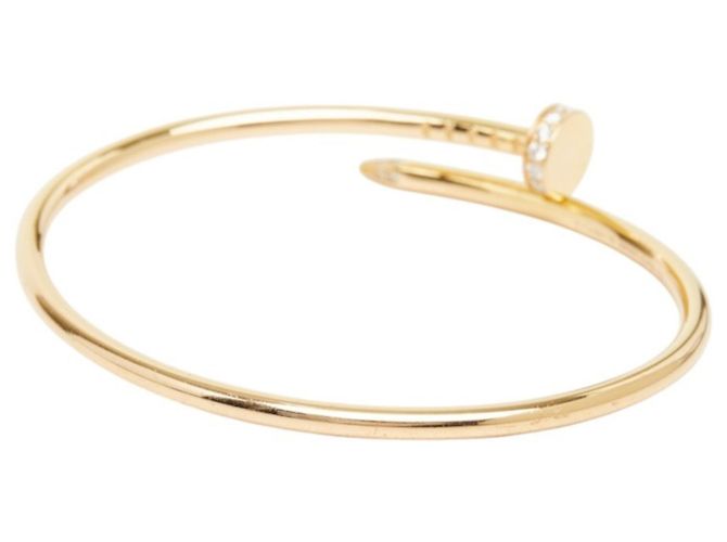 Bracciale Cartier Juste un Clou in oro giallo 18K - vista 2