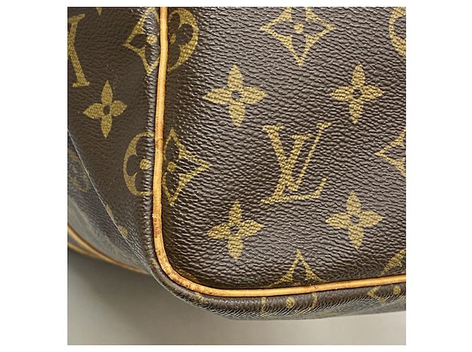 Louis Vuitton Brown Boston Monogram Keepall Bandoulière 55 - vue 6