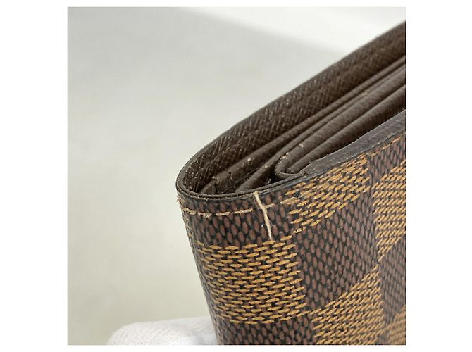 Cartera Tri-fold Louis Vuitton Damier Portefeuille Alexandra N63067 Ebene - vista 6