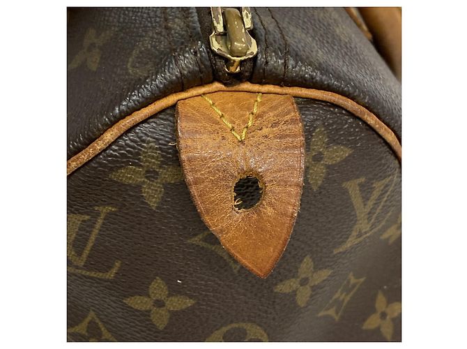 Sac à main Louis Vuitton Monogram Speedy 25 - vue 9