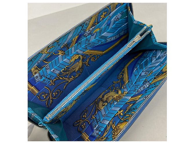 Hermès Cartera larga Hermes Azap en Blue Zanzibar - vista 3