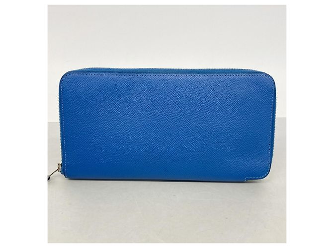 Hermès Cartera larga Hermes Azap en Blue Zanzibar - vista 8