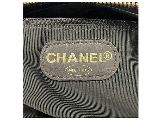 Timeless Bolso Tote Chanel de piel de becerro granulada negra - vista 5