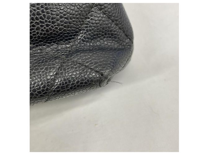 Timeless Bolso Tote Chanel de piel de becerro granulada negra - vista 7