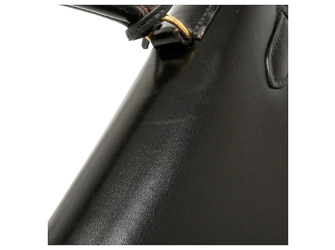 Hermès Borsa Hermes Kelly 32 in pelle Box Calf nera - vista 10