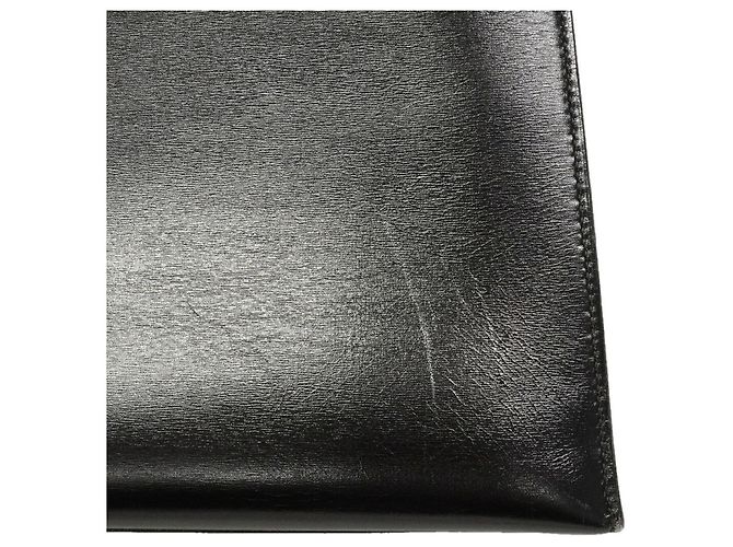 Hermès Borsa Hermes Kelly 32 in pelle Box Calf nera - vista 11